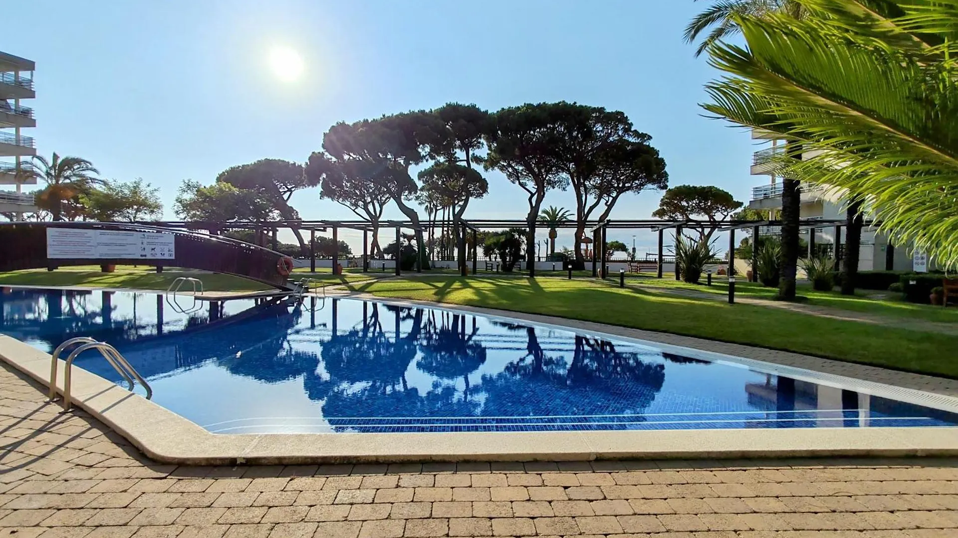 Seafront Apartment S'Abanell Central Park With Pool Blanes 0*,